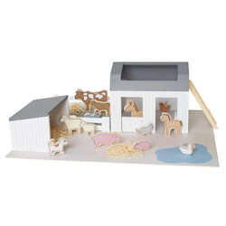 Jabadabado houten boerderij ( zonder dieren )