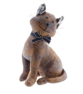 Pomme Pidou Deurstopper-cat carol faux ( lederlook )