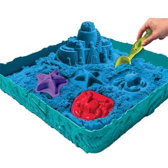 Kinetic sand box in 3 kleuren