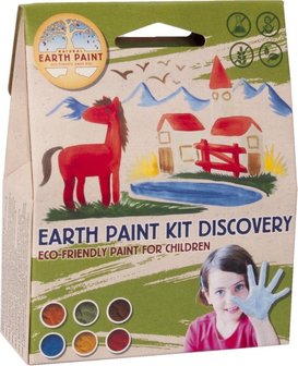 Natural Earth Paint  6 Natuurlijke pigmenten voor 1 liter kinderverf 