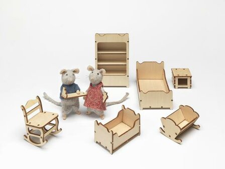 Het Muizenhuis meubelkit  KINDERKAMER