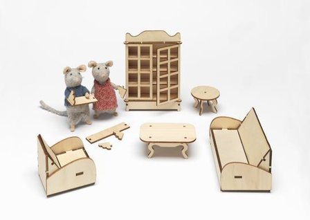 Het Muizenhuis meubelkit  WOONKAMER