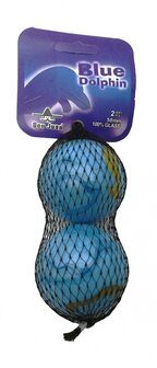 Knikkers groot Bleu Dolphin