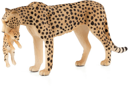 Animal Planet Cheetah met jong
