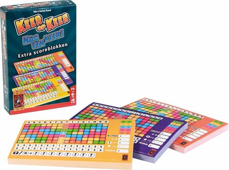 999 Games Scoreblokken Keer op Keer drie stuks Level 2, 3 en 4