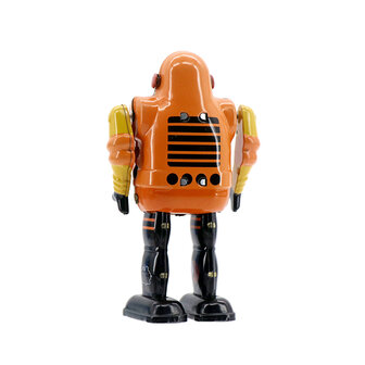 Mr en Mrs Tin, blikken robot met sleutel, Mechanic Bot
