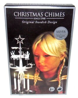 Christmas-chime  ster zilver