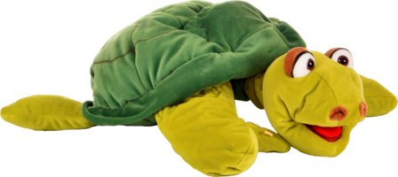 Living Puppets handpop Aristoteles de schildpad