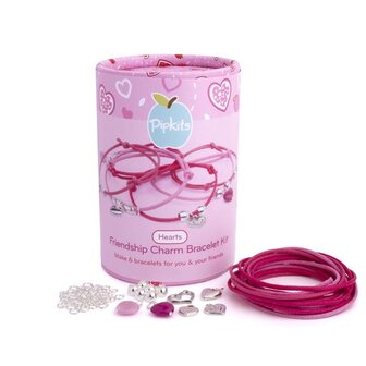 PipKits HEARTS FRIENDSHIP CHARM BRACELET KIT