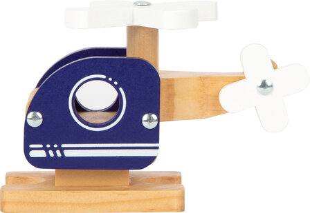 Small foot helikopter van hout