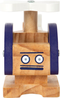 Small foot helikopter van hout