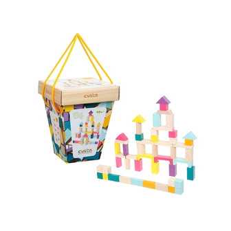 Cubika houten blokken  (50)