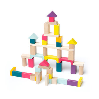 Cubika houten blokken  (50)