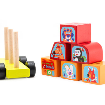 Cubika vrolijke dierenbus puzzel