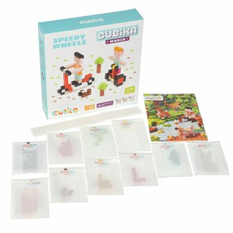 3D Cubika World pixels bouwset speedy wheels