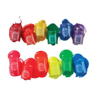 Ooly &ndash; Verfsetje met penseel Neon en glitter