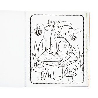 Ooly &ndash; Colorin Book &ndash; Knights &amp; Dragons