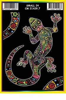 COLORVELVET KLEIN MET STIFT - SALAMANDER (21X29,7)