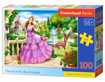 Casterland puzzel Princess in the Royal Garden - 100pcs