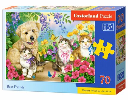 Casterland puzzel Best Friends - 70pcs- 