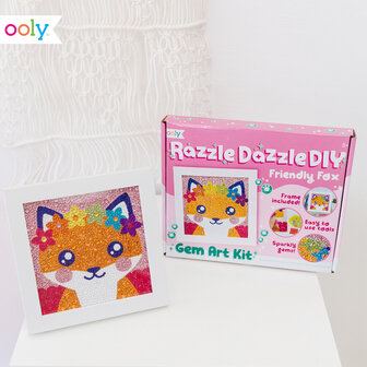 Ooly &ndash; Razzle Dazzle Gem Art Kit &ndash; Friendly Fox