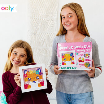 Ooly &ndash; Razzle Dazzle Gem Art Kit &ndash; Friendly Fox