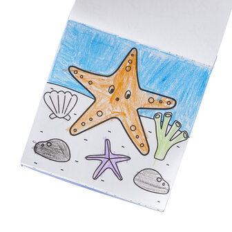 Ooly &ndash; meeneem kleurboek met waskrijtjes zeeleven