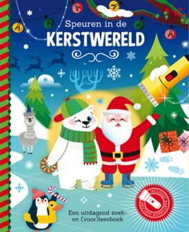 Zaklampboek- Speuren in de Kerstwereld