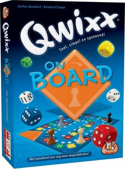 White Goblin Games Qwixx on board