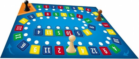White Goblin Games Qwixx on board