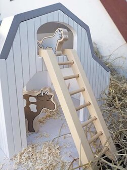 Jabadabado houten boerderij ( zonder dieren )