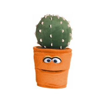 Living Puppets handpop bloempot met cactus