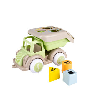 Viking Toys Ecoline &ndash; Vrachtwagen vormenstoof groen/beige