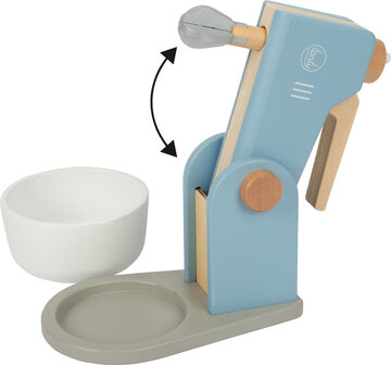 Small foot houten mixer 