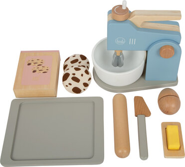 Small foot houten mixer 