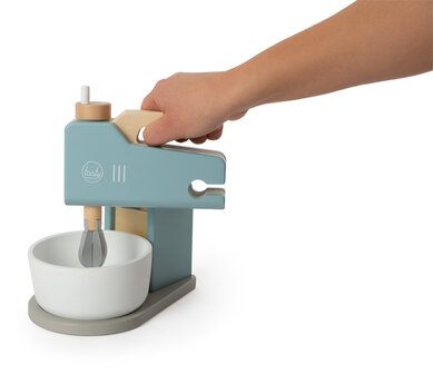 Small foot houten mixer 