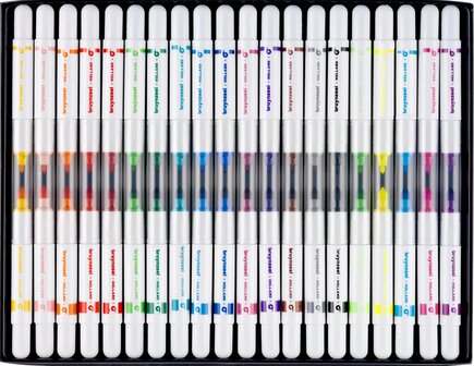 Bruynzeel Kids 20 Twin Point viltstiften set