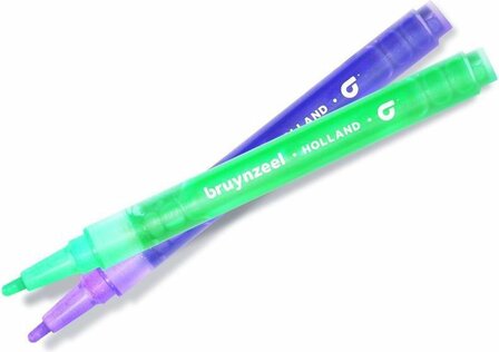 Bruynzeel Kids 6 glitter viltstiften set