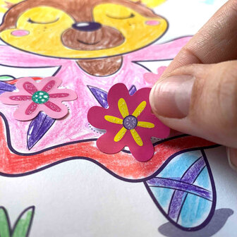 SES Creative Doe kleurboek glitter 3 in 1