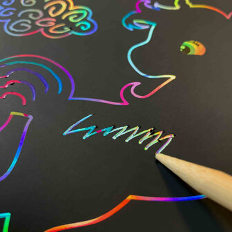 SES Creative Doe kleurboek glitter 3 in 1