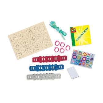 SES Creative Easy glitter ringen en armbanden