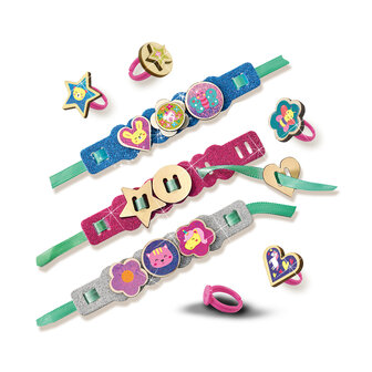 SES Creative Easy glitter ringen en armbanden