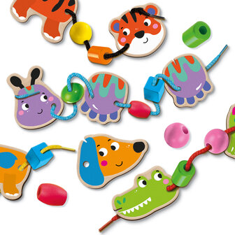 SES Creative Dieren rijgen met kralen