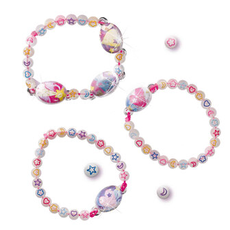 SES Creative Glow in the dark galaxy armbanden