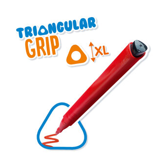 SES Creative Driehoek grip stiften