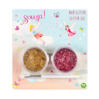 Souza-haarglitter in 2 kleuren 