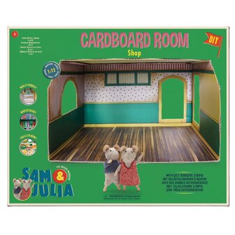 Het Muizenhuis - KARTONNEN MINIATUUR KAMER WINKEL