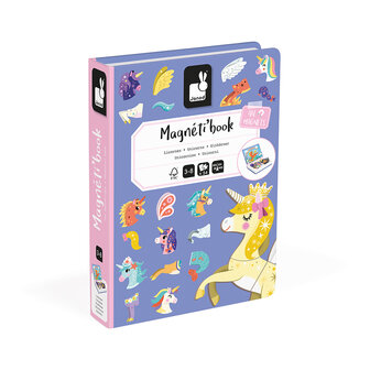 Janod magneetboek Eenhoorn