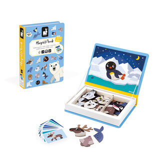 Janod magneetboek Pooldieren