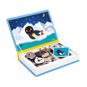 Janod magneetboek Pooldieren